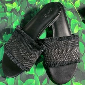 Universal Thread Slides New Black Size 8